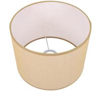 LIFKOME -jour Structure en Métal en Lin Beige -jour Rond pour et Nouvel An pour Lampe de Table -jour Rond pour et Nouvel An pour Lampe de Bureau et Lampadaire