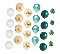 LIFKOME Kit Arche Ballon Tropical Ballons Party Shower Confettis Réutilisables Sans Odeur pour Décoration Fête