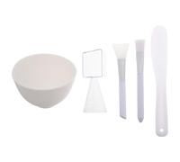 LIFKOME Kit de Mélange Facial Silicone avec Bol et Bâton Portable pour Application Précise et de DIY Outils de Maquillage Visage pour Soins Cosmétiques Réutilisable