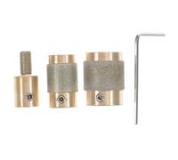 LIFKOME Kit de Meuleuse Verre Pouce Embouts Diamantés pour Vitraux Outils Vitrail Précis et Durables