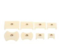 LIFKOME Kit de Réparation d’Horloger 8 Gabarits de Découpe en Plastique Solide pour Presse à Boîtier de Montre Outil Professionnel pour Ouverture et Fermeture de Fond Adapté aux