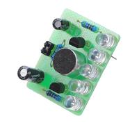 LIFKOME Kit D'éclairage Mélodie Contrôlé par La Voix Kits Électroniques De Bricolage Comité De Projet Pratique De La Planche à Souder Fournitures De Circuits Green Circuit Imprimé