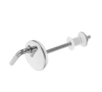 LIFKOME Kit Fixation Charnière Abattant Wc Acier Inoxydable avec Joints Remplacement Complet pour Vis et Charnières de Siège Toilette Installation Facile et Compatible Multisupport