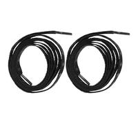 LIFKOME Lacets Réfléchissants Plats Motif Étoile Holographique Noirs, Lacets Élastiques pour Chaussures de Sport, pour Courir L'exercice la Nuit