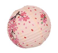 LIFKOME Lanterne Japonaise Papier Rose pour Décoration Mariage Restaurant Fête Intérieure Extérieure