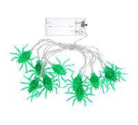 LIFKOME LED Lumière Guirlande Halloween Décoration Araignée Verte LED pour Ambiance Festive et Effrayante et Polyvalente pour Murs Fenêtres Portes Plafonds et Extérieurs