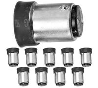 LIFKOME Lot de 10 Adaptateurs de Douille B15 vers E14 Convertisseur Ampoule Résistance Jusqu’À 120°C Ignifugé et Anti-Vieillissement Usage la Cuisine et Intérieur Accessoire