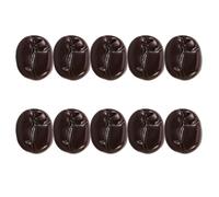 LIFKOME Lot de 10 épingles à café en résine : broche réaliste en forme de grain de café, jolie décoration pour chapeau, sac à main, vêtements, accessoires
