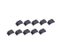 LIFKOME Lot de 10 Porte-médiators en Caoutchouc Noir pour Guitare Clips de Fixation Légers et Pratiques Accessoires Guitare Acoustique et Classique Outil Maintien Médiators