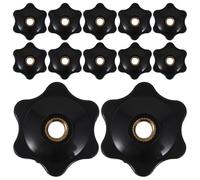 LIFKOME Lot De 12 Écrous À Noyau En Cuivre Boutons De Serrage En Étoile Pour Réglage De Machines Écrous Moletés Boutons De Serrage En Étoile M8 Vis À Tête Cylindrique
