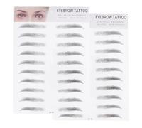 LIFKOME Lot de 2 Autocollants de Transfert Sourcils en Relief Imitation Réaliste Noir Adaptés Hommes et Femmes Outil Maquillage Sourcils pour Look Naturel Rapide et Facile