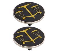 LIFKOME Lot de 2 Broches Balance Justice en Alliage Robuste Accessoires Unisexes pour Costume Homme Symbole Juridique Vintage pour Avocats Juges et Étudiants en Droit