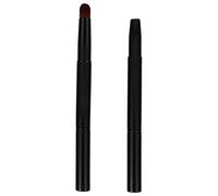 LIFKOME Lot de 2 Brosses à Sourcils Double Extrémité Mini Biseautées Rétractables pour Sourcils Femmes Usage Quotidien Capuchons de Protection