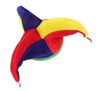 LIFKOME Lot De 2 Chapeaux De Carnaval Costume De Clown Chapeau Médiéval Bonnet De Carnaval De Style Élisabéthain