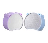 LIFKOME Lot de 2 Épilateurs Manuels Double Face en ABS pour Femmes et Hommes Épilateur à Poils Portable Violet et Bleu Outil d'Épilation pour Dos et Jambes Exfoliation Peau et