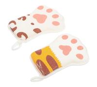 LIFKOME Lot de 2 Éponges de Bain pour Bébé, Serviettes Exfoliantes à Motif Dessin Animé, Douces et Légères, Bain Quotidien des Tout-petits, Confort et Nettoyage Délicat
