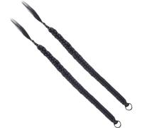 LIFKOME Lot de 2 Extensions de Cheveux Tressées en Fibres Synthétiques Jacque-s, Longueur 100 Cm, Couleur Naturelle, Queue de Cheval Tressée Élastique pour Femmes, Accessoires Coiffure