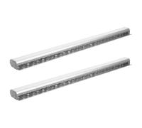 LIFKOME Lot de 2 Porte-tickets Coulissants en Aluminium 40 Cm, Organiseur de Porte-reçus Cuisine Professionnelle et Restaurant, Support de Menu Fixe sans Perçage, Accessoire Pratique