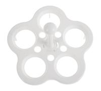 LIFKOME Lot de 2 Supports à Œufs Vapeur Résistants à la Chaleur 5 Compartiments Ronds pour Cuisson Panier Vapeur pour Œufs Durs Compatible Cuiseur Ustensile la Cuisine Pratique et