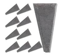 LIFKOME Lot de 20 Coins Triangulaires en Acier Haute Teneur en Carbone, Petit Format, Outil de Renforcement pour Marteau et Hache, Fixation Stable pour Meubles et Réparation, Usage