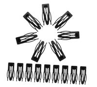 LIFKOME Lot De 20 Pinces à Cheveux Métal Noires Petites Pinces à Pression Pour Femmes Et Adolescentes Maintien Ferme Domptage Mèches Rebelles Usage Quotidien Et Coiffure Élégante