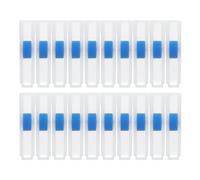 LIFKOME Lot de 20 Vannes de Régulation de Débit pour Perfusion en Plastique Blanc, Accessoire Polyvalent Design Convivial pour Utilisation Hospitalière et Procédures Médicales