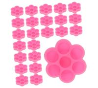 LIFKOME Lot De 200 Porte-cils En Rose, Compact 200 Pcs Pour Colle D’extension De Cils, Usage Professionnel Salon Et Coiffure