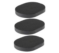 LIFKOME Lot De 3 Éponges Visage En Charbon De Bambou, Éponges Nettoyantes Épaisses Et Compactes, Adaptées Aux Peaux Mixtes à Grasses, Soins Du Visage Et Démaquillage, Voyage