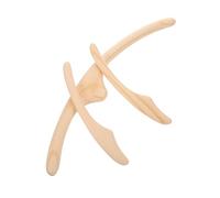 LIFKOME Lot De 3 Outils De Sculpture Visage Gua Sha Bâton De Massage Facial En Bois Bâtons De Massage En Bois