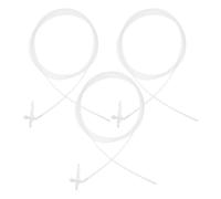 LIFKOME Lot de 3 Tubes Applicateurs de Mousse Expansive Transparents 3m, Buse Applicatrice pour Pistolet à Calfeutrer, Tube en Plastique Allongé pour Calfeutrage, Isolation et Remplissage