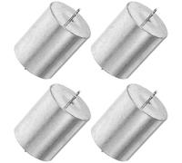 LIFKOME Lot de 4 Set de Masses D’étalonnage de Laboratoire en Fer 200 G avec Crochets Doubles, Ensemble de Poids Suspendus pour Balance D’étalonnage, pour Expériences Scientifiques