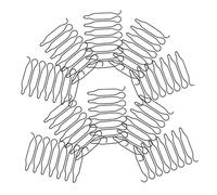 LIFKOME Lot De 40 Pinces à Cheveux Ondulées En Métal, Outils De Finition Pour Cheveux, Accessoires Coiffure Compacts Pour Femmes Et Filles, Contrôle Des Mèches Rebelles, Utilisation Voyage Quotidienne