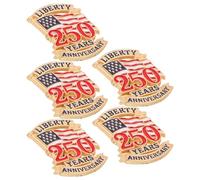 LIFKOME Lot De 5 Broches Commémoratives Drapeau Américain En Alliage Robuste, Épinglettes Patriotiques Pour Vêtements Unisexes, Accessoires Usa Pour Fête Nationale Et Journée Du Souvenir, Modèle 2026