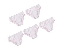 LIFKOME Lot de 5 Culottes Jetables en Coton Doux, Slips Jetables Respirants, Taille XXXL, Adaptées Femmes Enceintes et Période Post-Partum, Légères et Pratiques pour Voyage et Maternité