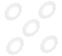 LIFKOME Lot de 5 Protège-Tétons en Silicone Antidérapants et Résistants Transpiration pour Allaitement Protection Mammaire Solide Anneau Souple Fournitures d'Allaitement