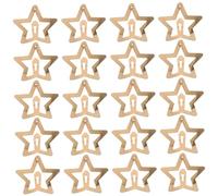 LIFKOME Lot De 50 Barrettes Étoiles Métalliques Dorées 3,2 Cm Petites Clips Cheveux Femmes Mode Antidérapantes Usage Quotidien Fêtes Mariage