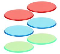 LIFKOME Lot de 6 Filtres de Correction de Couleur Rgb en Film Plastique Transparent 2 Ensembles de 3 Feuilles pour Instruments Optiques Outils Pédagogiques et Éclairage Haute