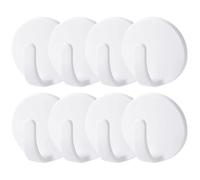 LIFKOME Lot de 8 crochets magnétiques porte-vêtements crochets magnétiques pour porte-clés crochets magnétiques crochets magnétiques crochets à vêtements résistants connexion ordinaire cintres ABS
