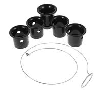 LIFKOME Loupe Frontale pour Horloger avec Clip, Grossissement Multiple 3X 5X 10x 15x 20x, 6 Pièces avec Fil Métallique, Outil Léger et Portable pour Réparation de Montres et Bijoux,