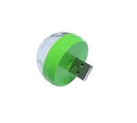 LIFKOME Lumières Disco USB Mini Éclairage Dj Rotatif Éclairage de Son Lumière de Boule LED Fête 1 Pièce