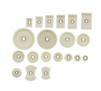 LIFKOME Machine à Capsuler Montres Moule Carré 20 Pièces Plastique Robuste Outil Horloger Professionnel pour Réparation Montre Atelier Accessoires Boîtier Fermeture