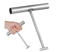 LIFKOME Manhole Cover Hook Ergonomic Stainless Steel Lifter Lightweight Portable Tool For Water Cover Removal And Public Infrastructure Maintenance