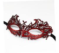 LIFKOME Masque Dhalloween Déguisement Noir Patch Yeux Masque De Mascarade De Dentelle En Dentelle De Luxe Venise Bal De Manquer