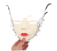 LIFKOME Masque Steampunk Demi Visage avec pour Cosplay Féminin Confortable pour Fête Halloween et Carnaval