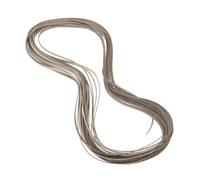 LIFKOME Matériau Rotin Plastique Tressé pour Bricolage Réparation Chaise et Meuble Durable Pe Gris Fournitures Vannerie pour Artisanat et Cannage
