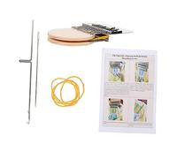 LIFKOME Métier à Mini en pour Réparer Jeans Outil de Tricot DIY Accessoire Artisanat Tissage Pratique pour Garçon et Filles Activité Manuelle