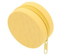 LIFKOME Mini À Main Mignon De Style Pochette Zippée en Silicone pour Écouteurs Câbles Et Petits Objets Et Doux