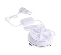 LIFKOME Mini Lave-linge Portatif Turbo Abs Écologique Sans Détergent Pour Voyage Dortoir Maison Petite Machine à Laver Portable à Technologie Sonique Avec Prise Eu Et Fonction Auto-extinct