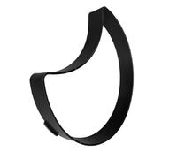 LIFKOME Moule à Ciment de Croissant pour Pavage de Jardin, Fabriqué en Abs Noir, pour Création de Sols DIY Parcs et Communautés