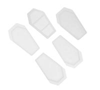 LIFKOME Moule Silicone Boîte Cercueil DIY avec Couvercles Décoratifs pour Résine UV et Artisanat de Rangement